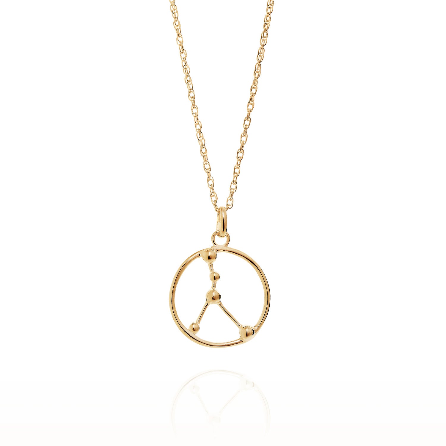 Solid Gold Astrology Necklace by Yasmin Everley