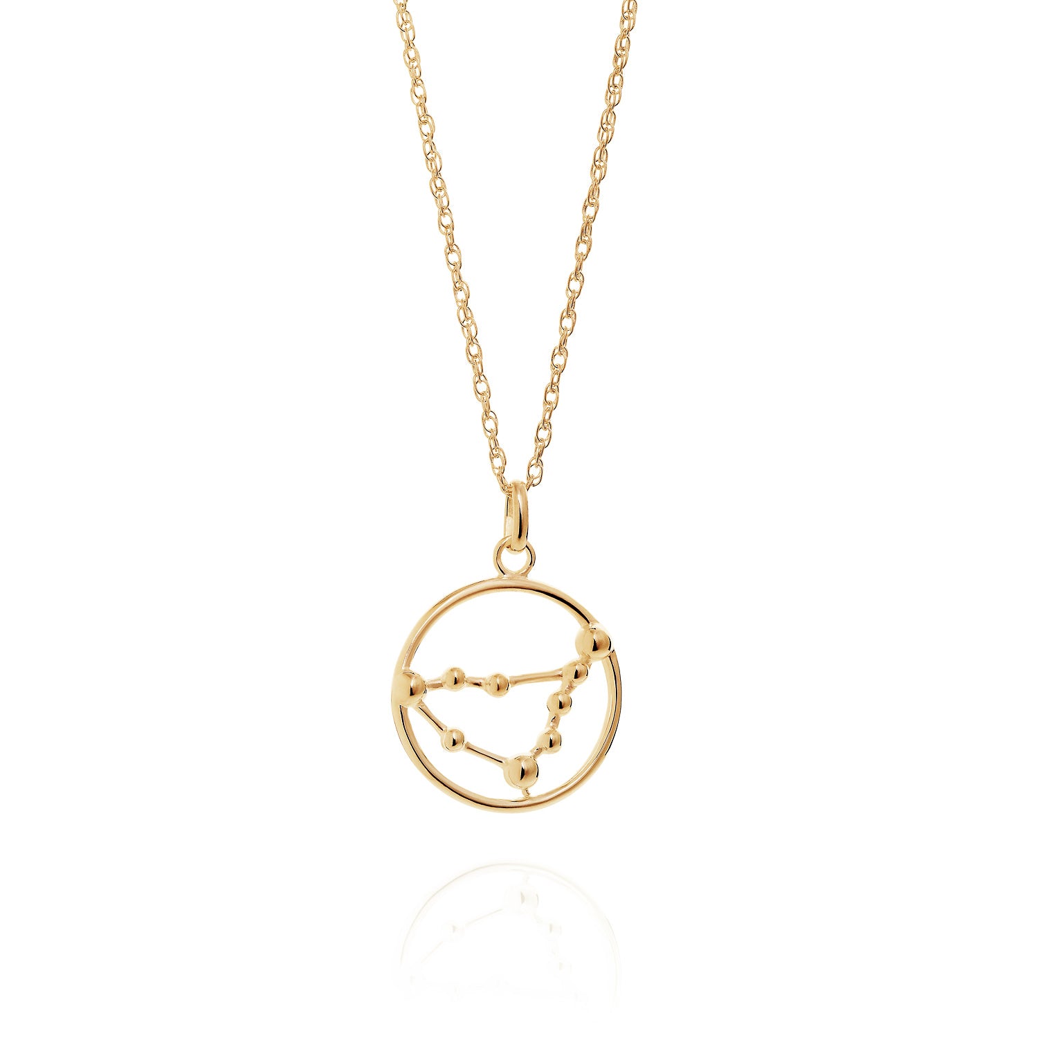 Solid Gold Astrology Necklace by Yasmin Everley