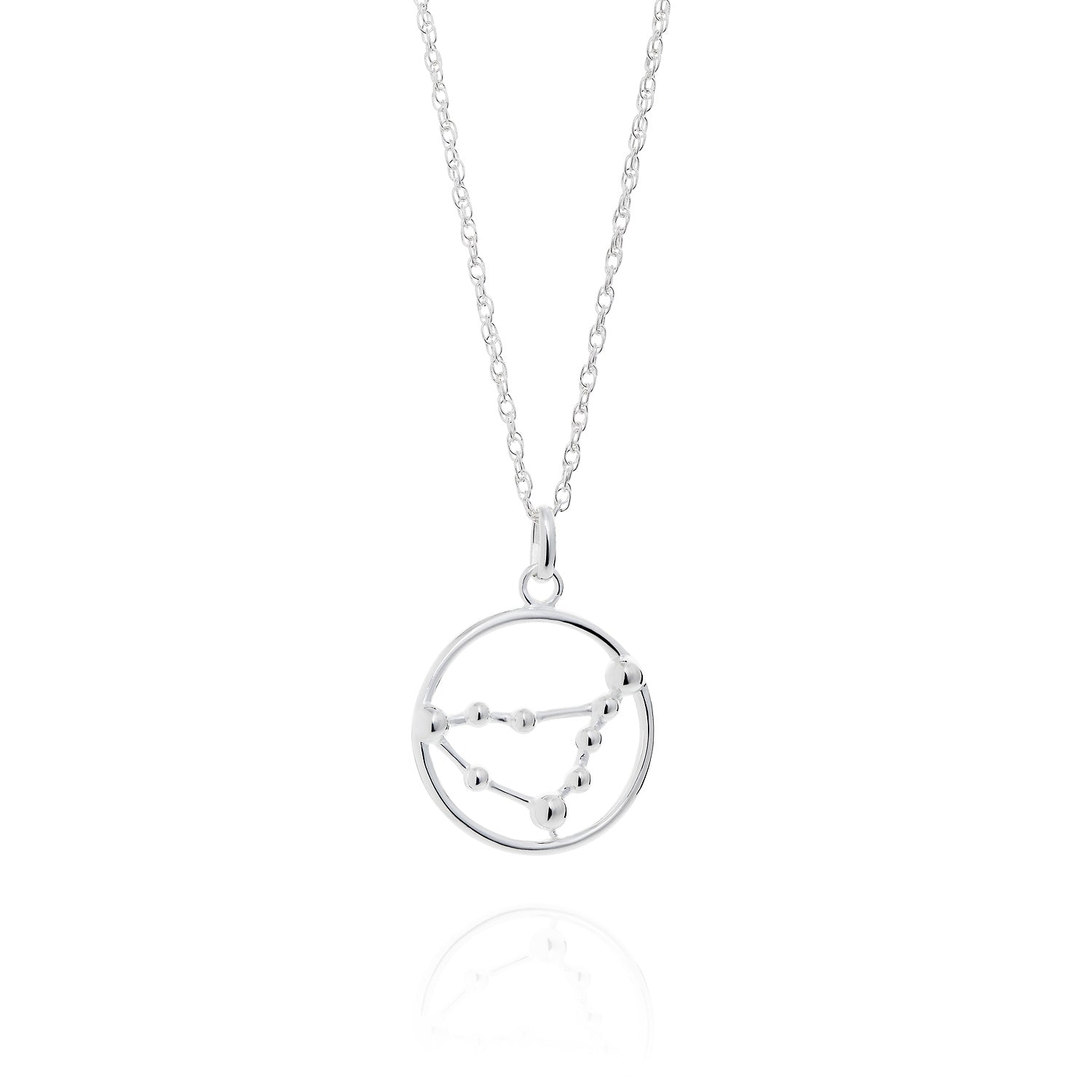 Astrology Star Sign Silver Necklace by Yasmin Everley