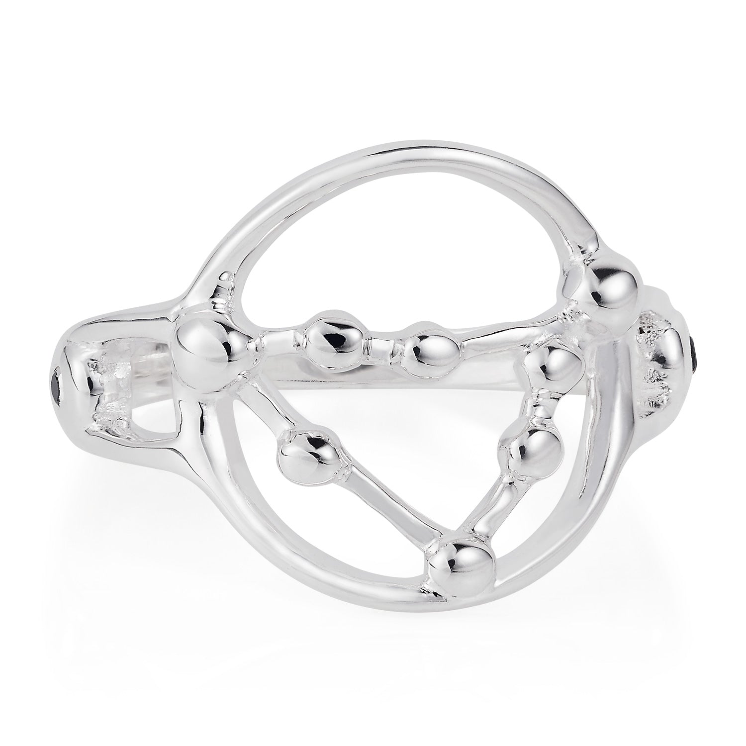 Star Sign Constellation Silver Ring by Yasmin Everley