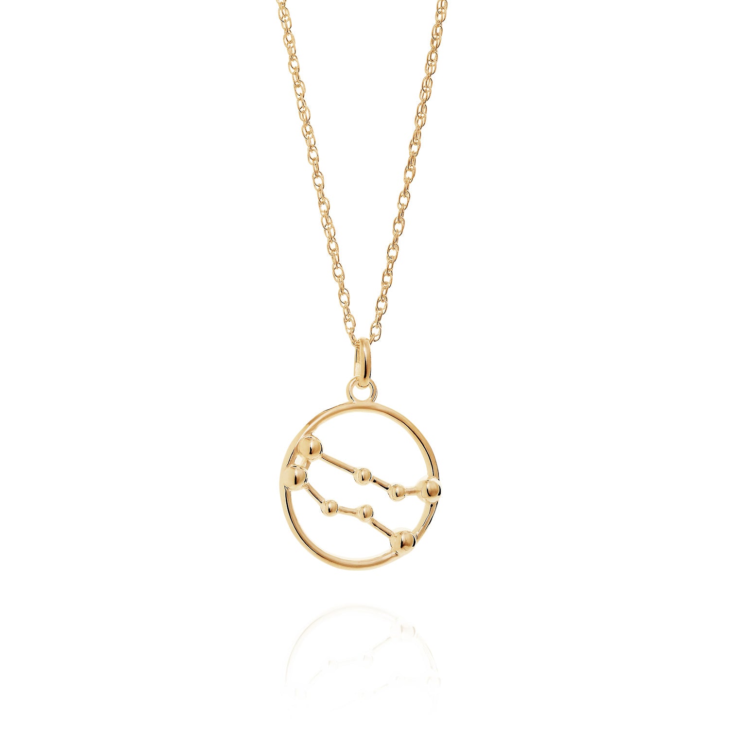 Solid Gold Astrology Necklace by Yasmin Everley