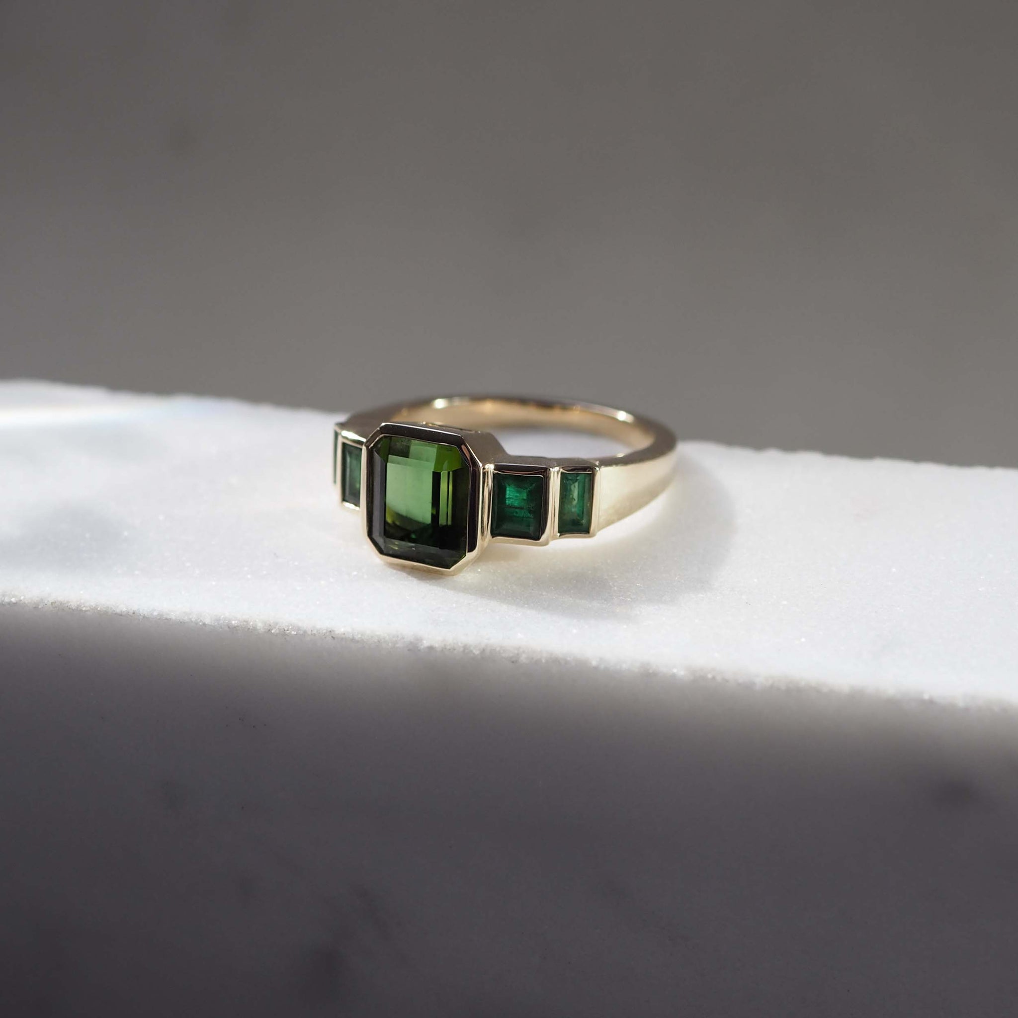 Grace Tourmaline Engagement Ring by Yasmin Everley