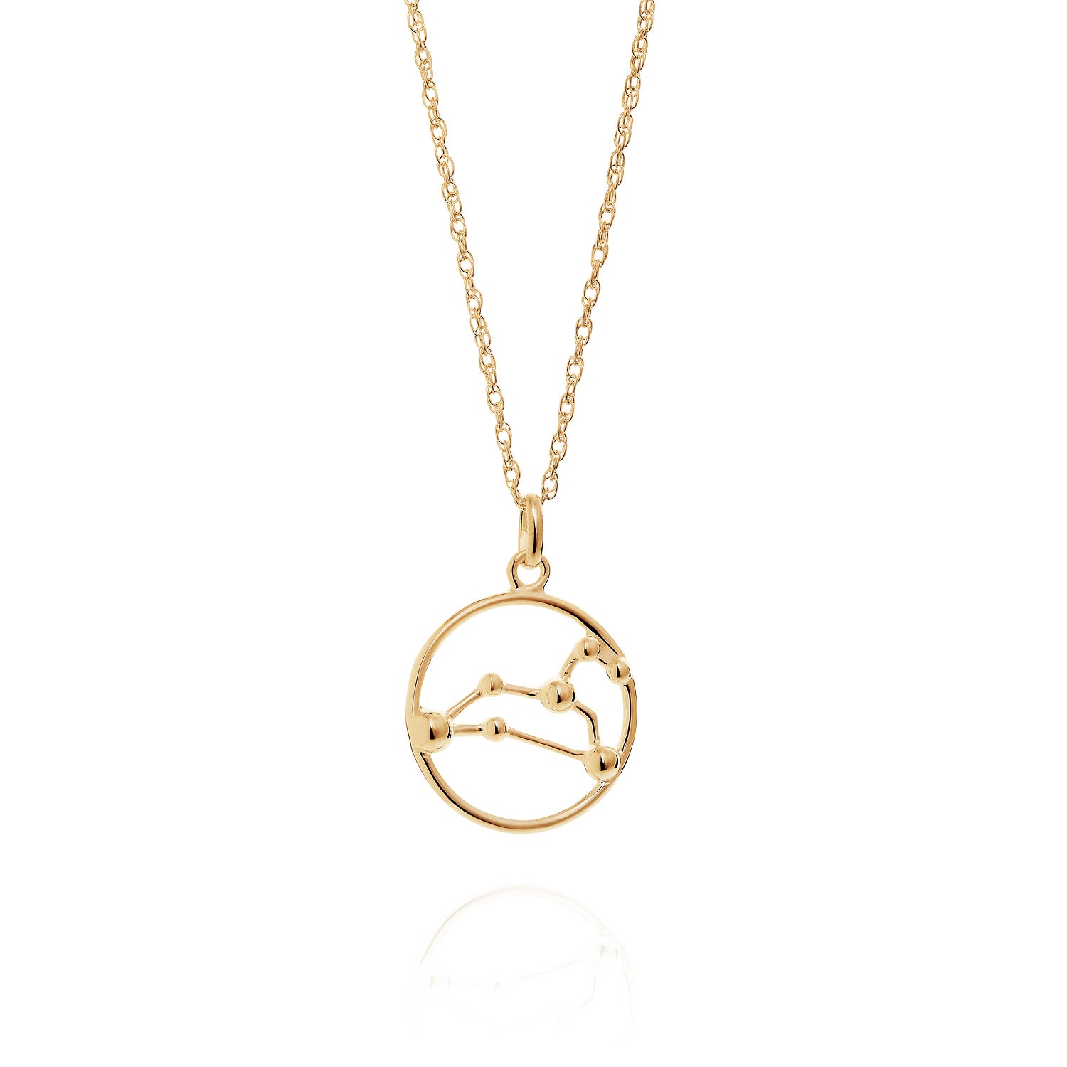 Solid Gold Astrology Necklace by Yasmin Everley