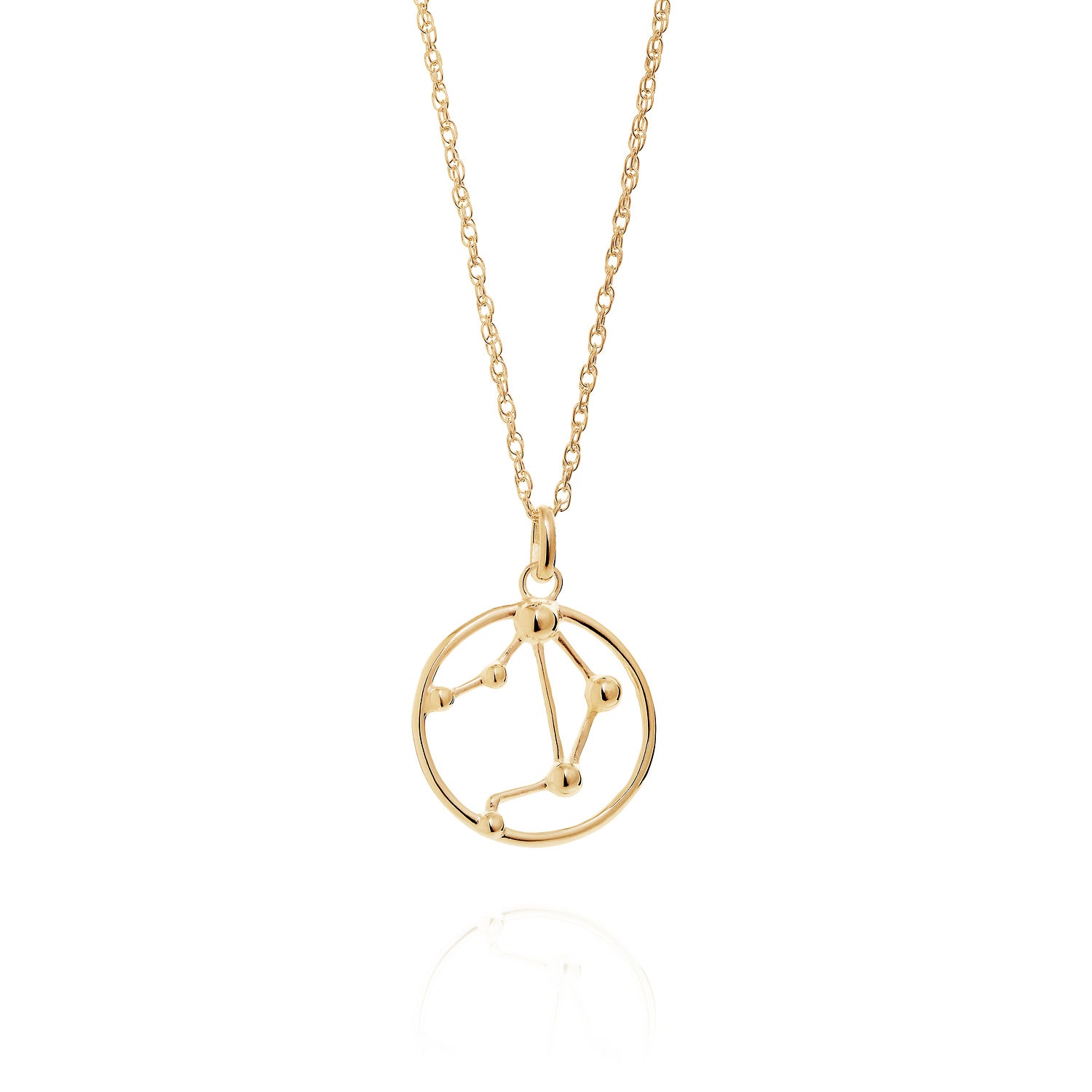 Solid Gold Astrology Necklace by Yasmin Everley