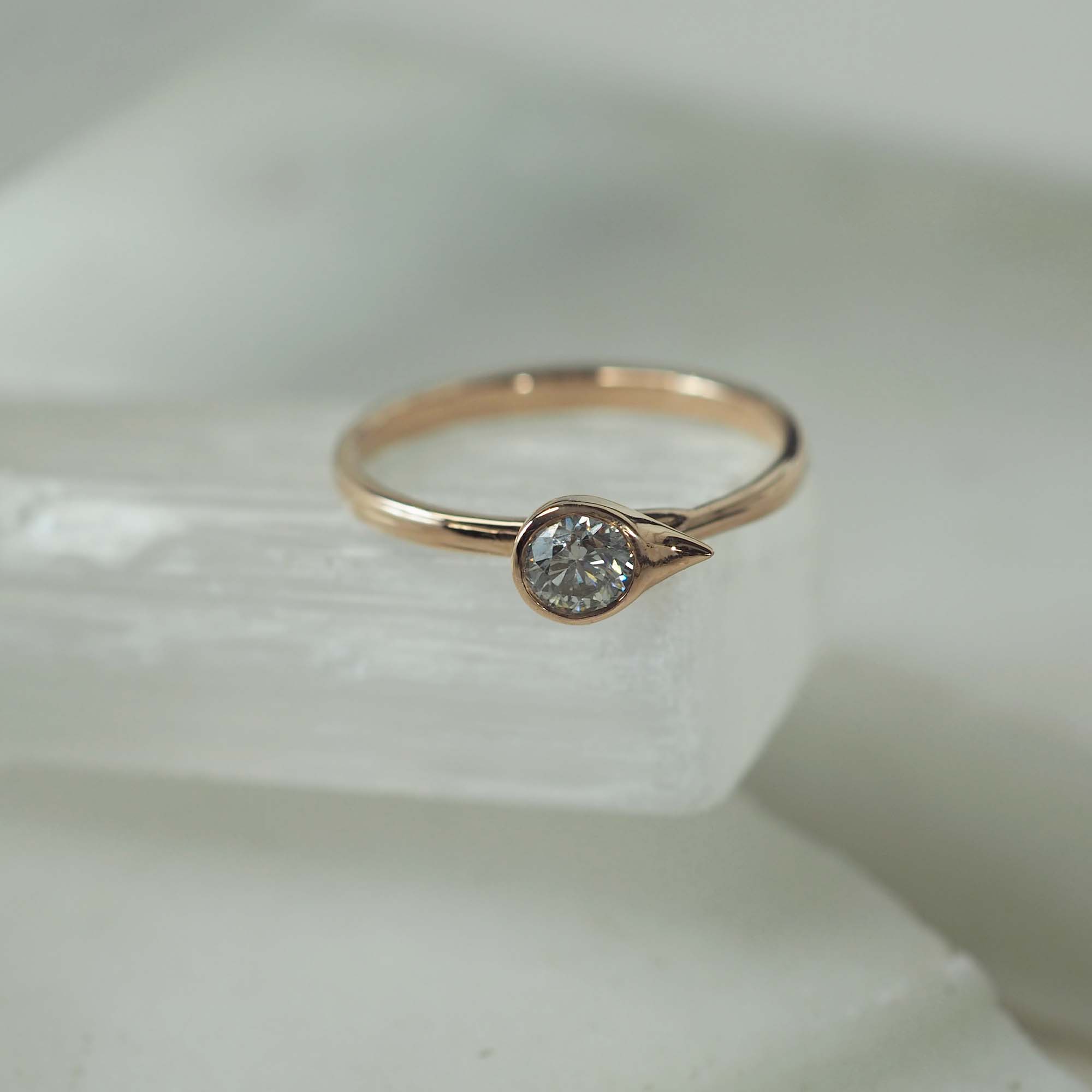 Lotus Bud Engagement Ring By Yasmin Everley