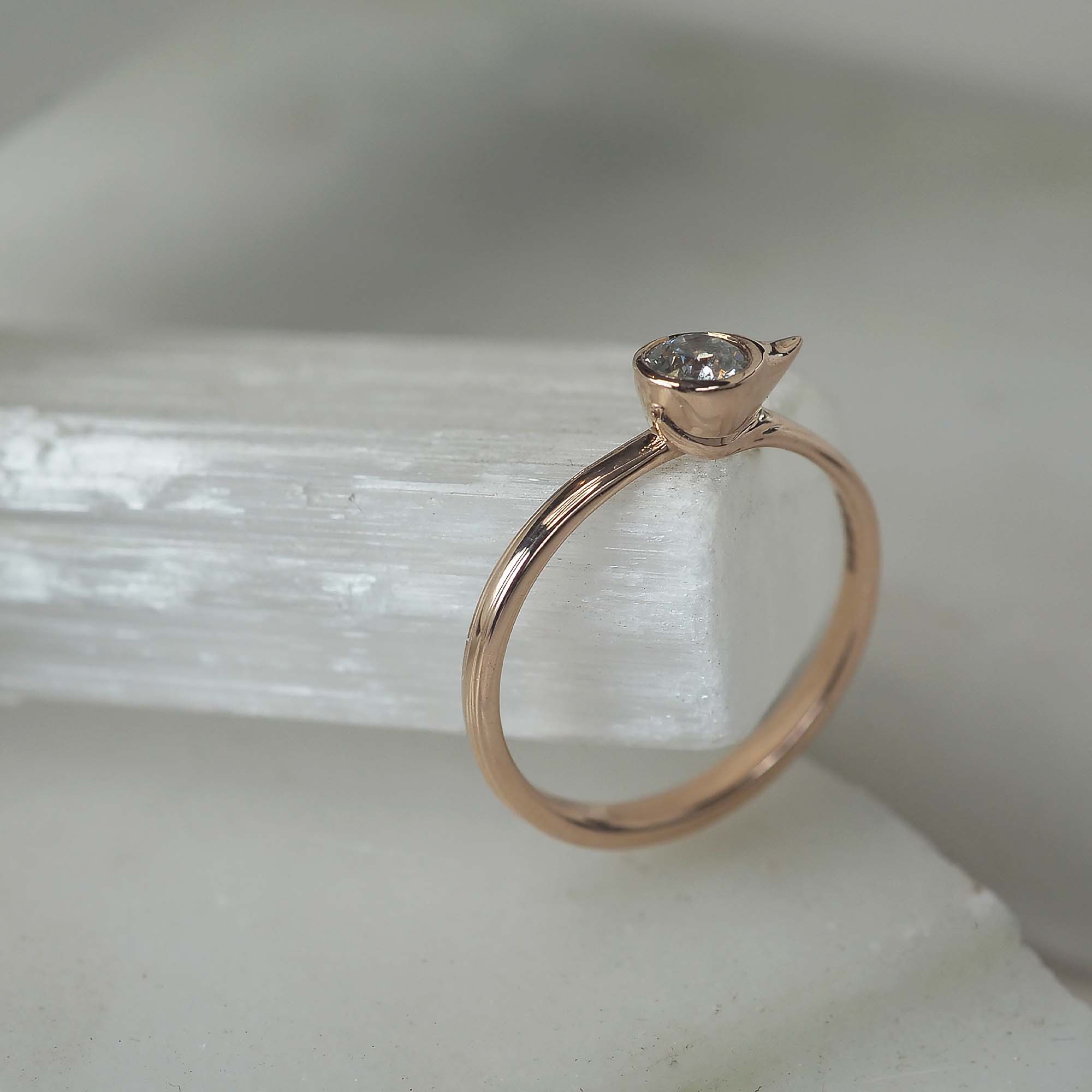 Lotus Bud Engagement Ring By Yasmin Everley