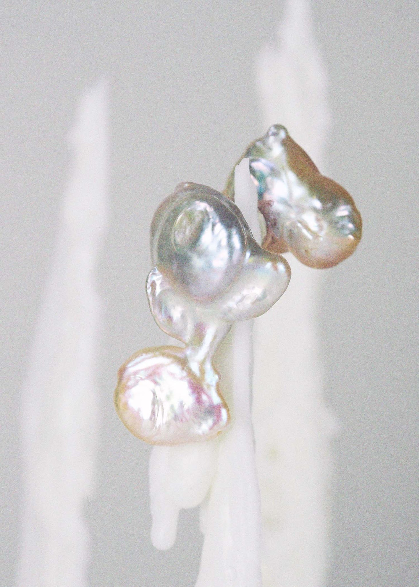 Pearl Swelling Stud by Yasmin Everley