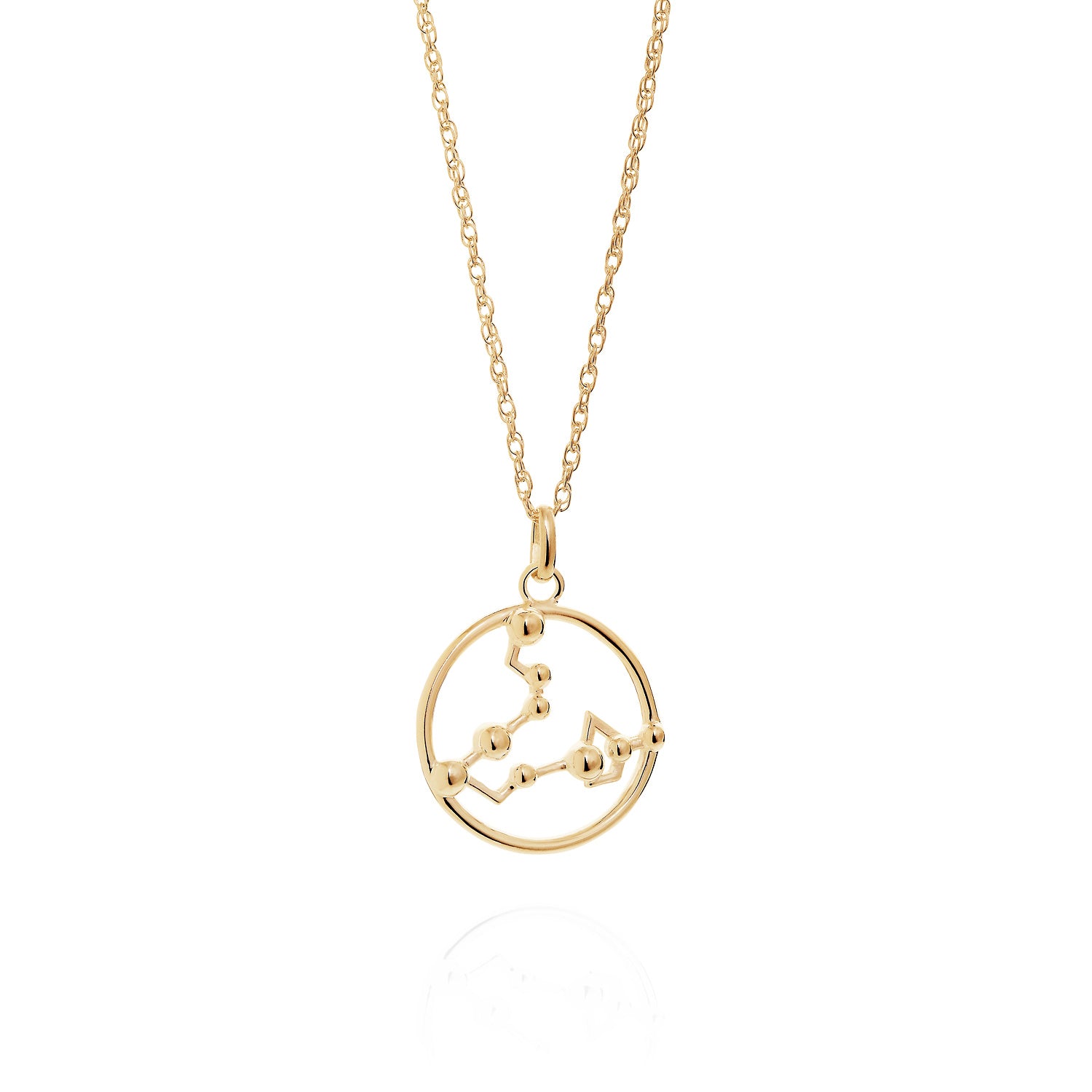 Solid Gold Astrology Necklace by Yasmin Everley