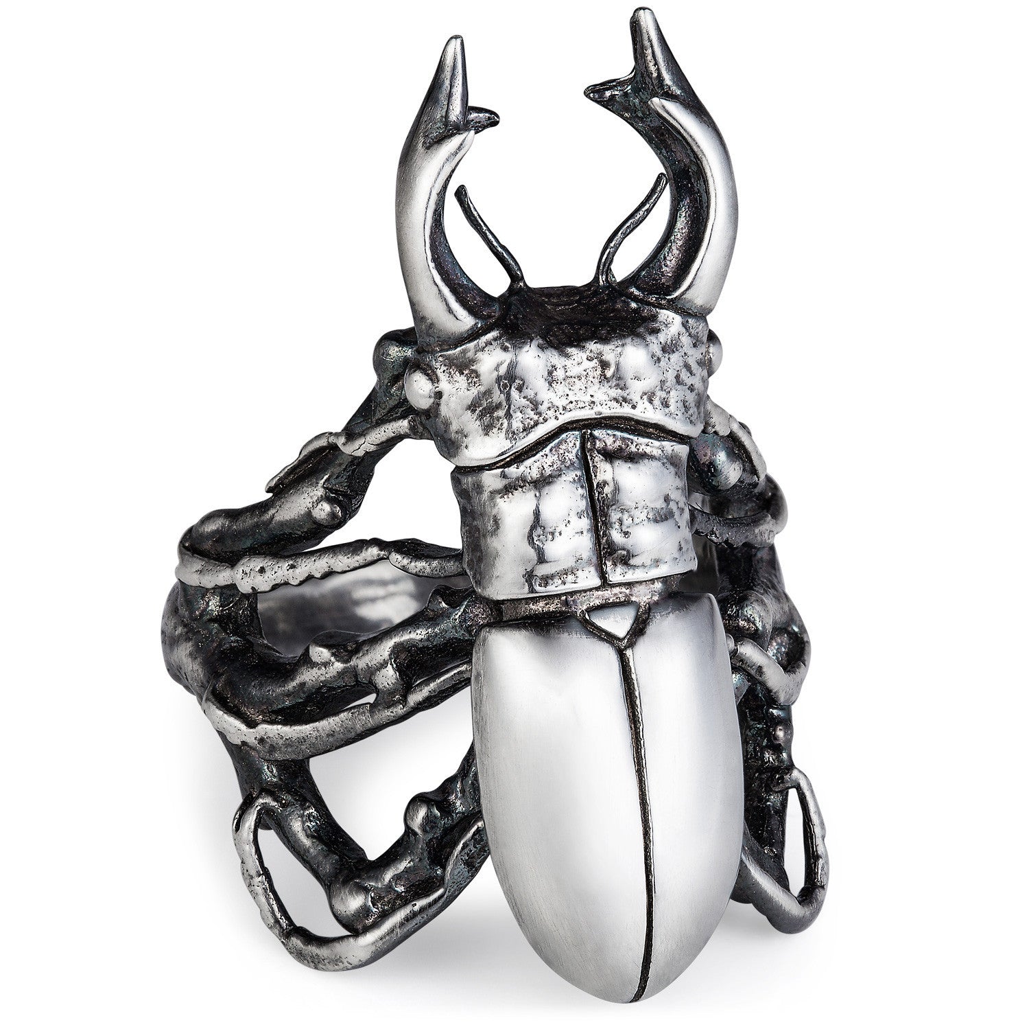 Stag top beetle ring