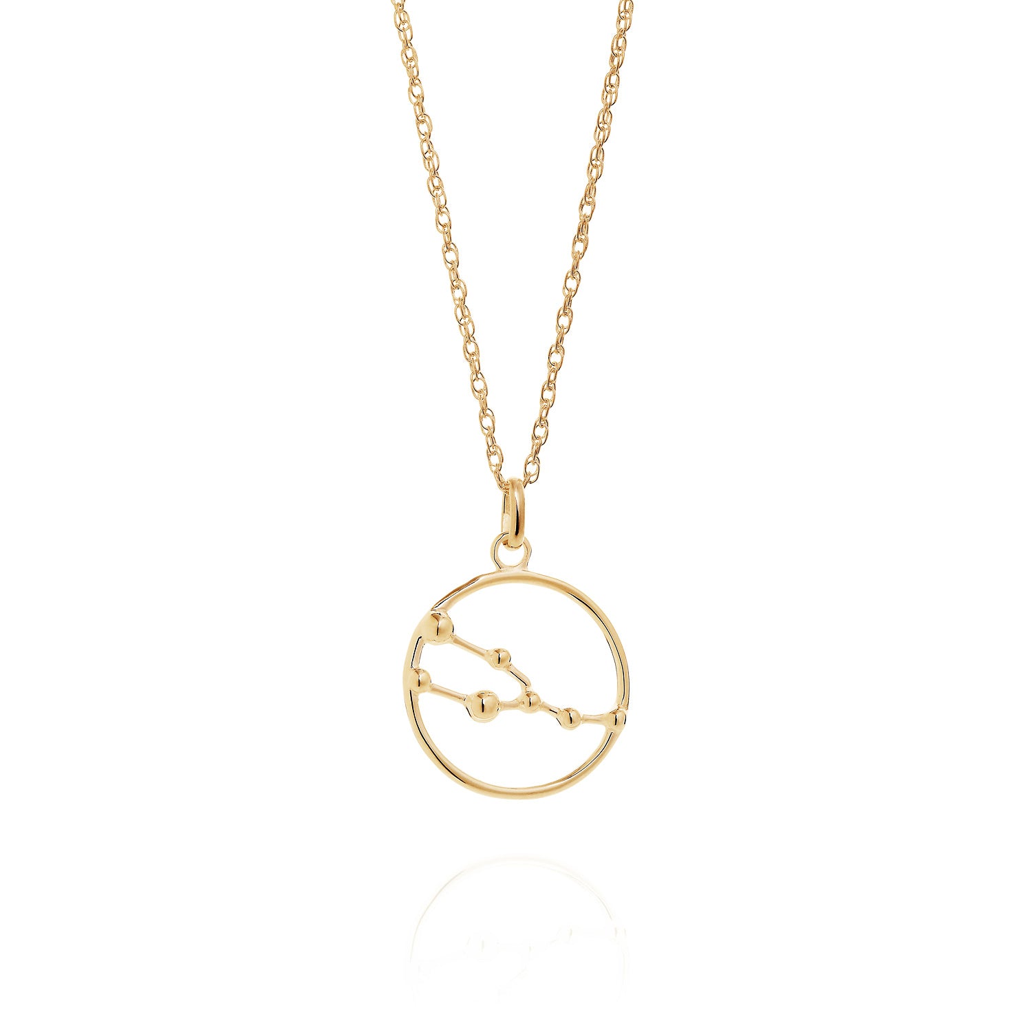 Solid Gold Astrology Necklace by Yasmin Everley